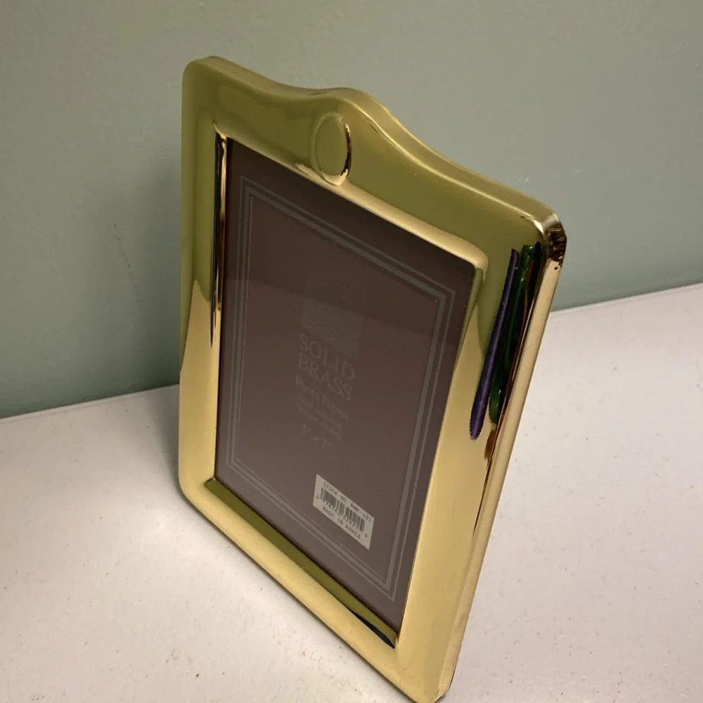 Solid Brass Photo Frame